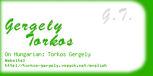 gergely torkos business card